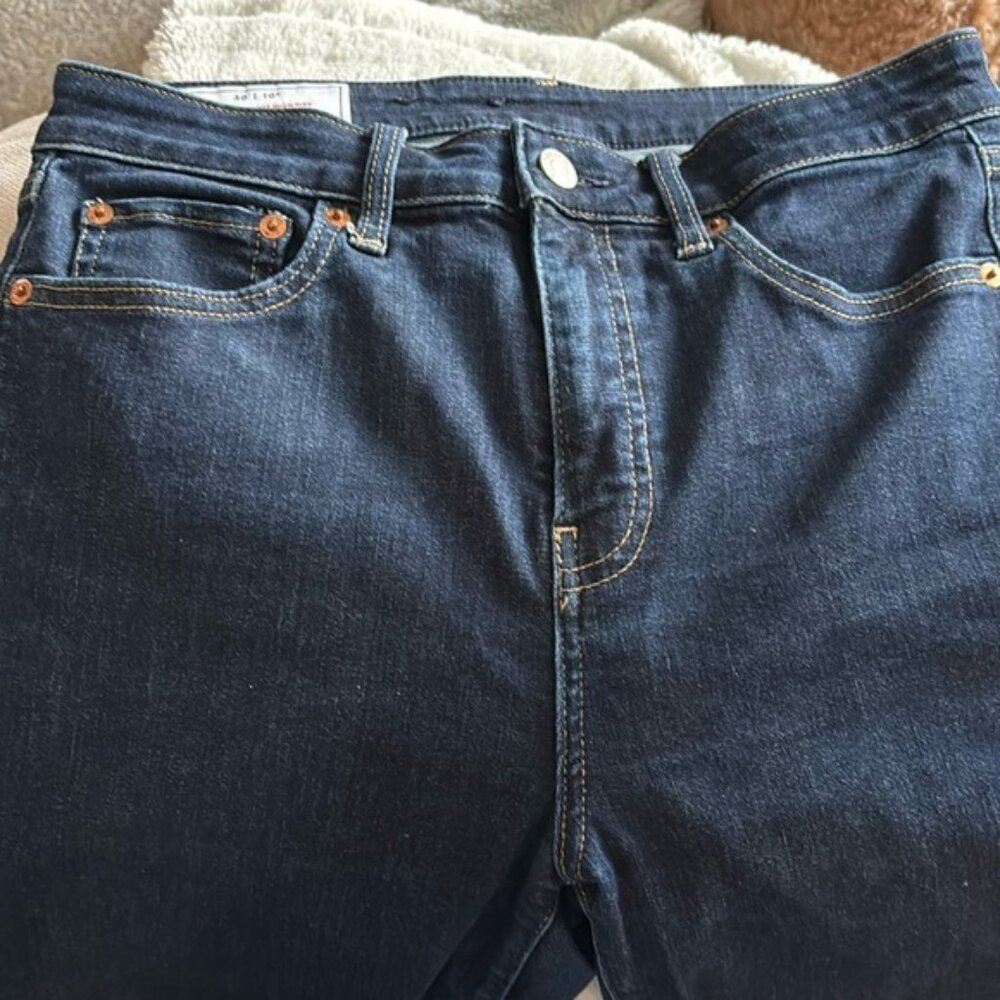 Gap Dark Wash 30 Straight 10 Petite